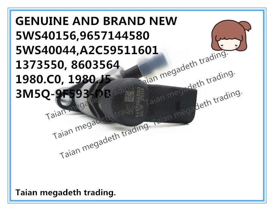 Оригинальный и совершенно новый инжектор дизельного топлива 5WS40156 9657144580 5WS40044