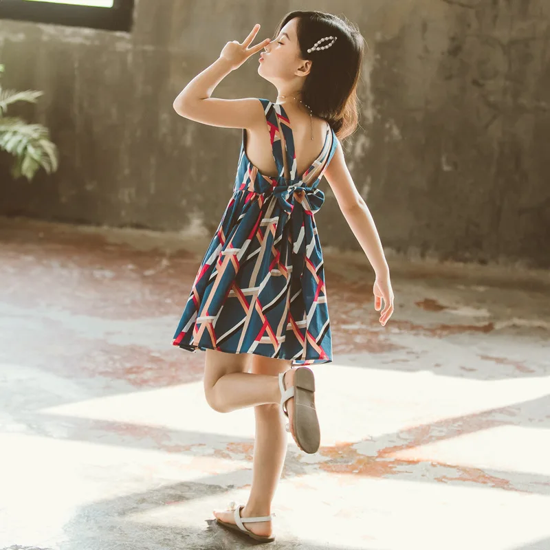 Милые платья Платье принцессы для маленьких девочек Платья без рукавов с