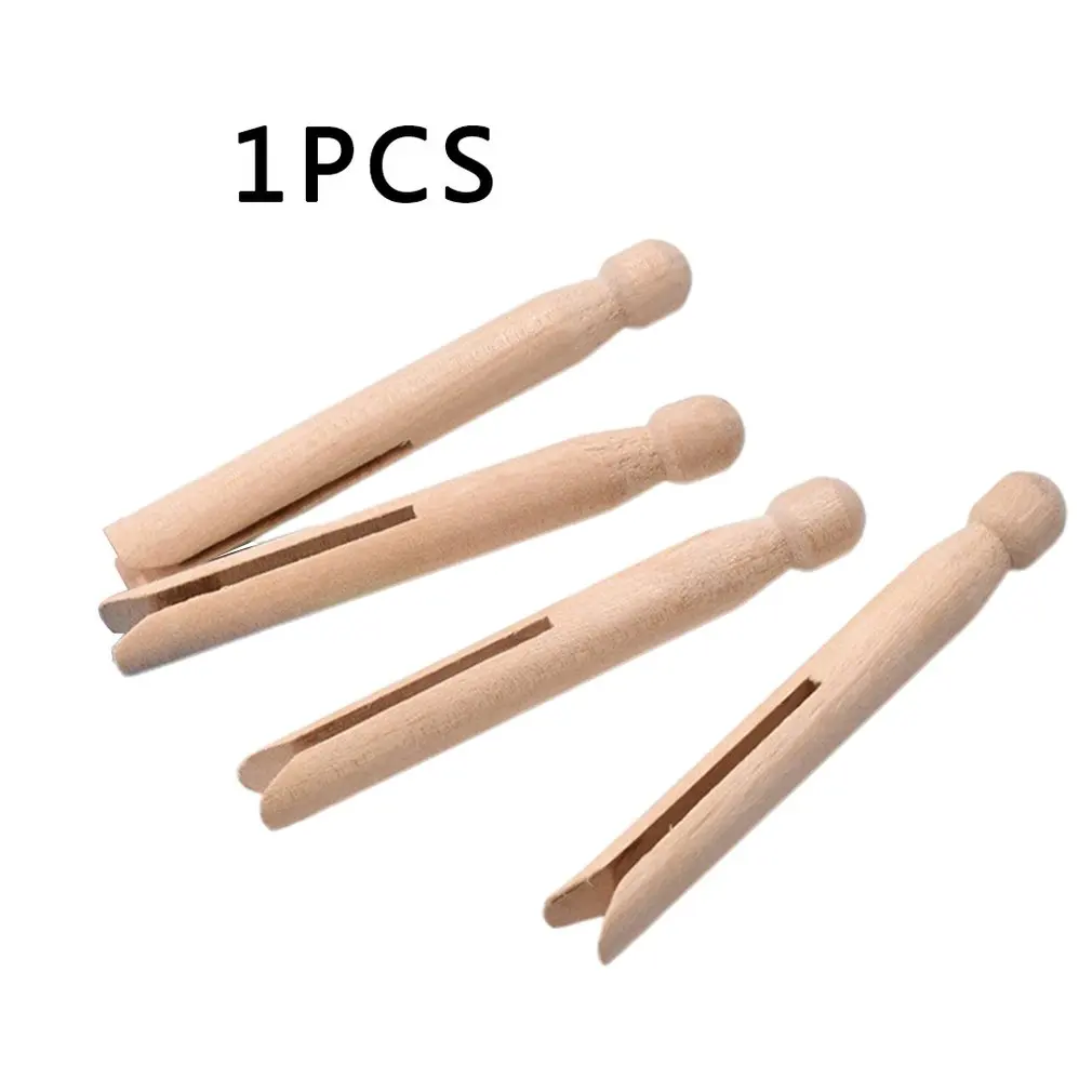 Деревянный зажим однотонный для куклы домашний деревянный модный простой и