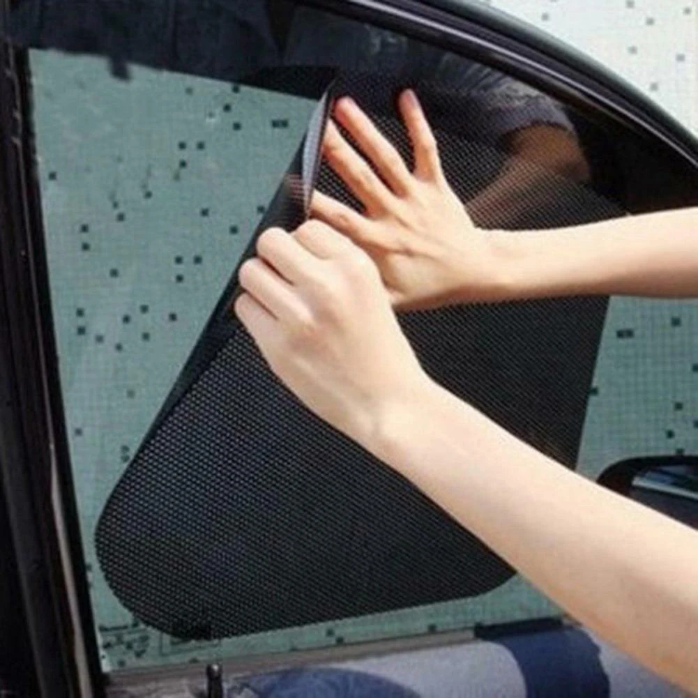 

PVC Car sun shade Sunscreen 2Pc Car Cover Shade Shield Side Static Sun