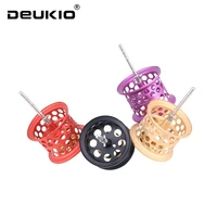 deukio spool baitcasting reel d brand black spider modification diy micro object light fishing parts wire line cup feeder carp
