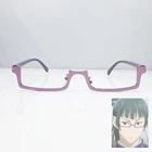 Аниме-очки в фиолетовой оправе для косплея