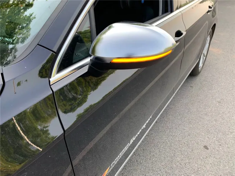 Orginal Yellow Для VW Passat Magotan B8 CC RLINE динамический мигалка светодиодный светильник сигнала поворота зеркальный индикатор последовательный - Испускаемый цвет: Orginal Yellow