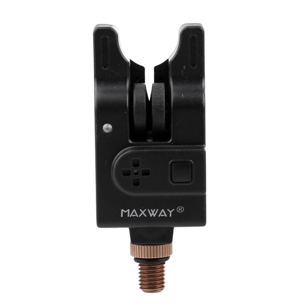 

Водонепроницаемый держатель удочки с сигнализацией поклевки, черный индикатор сигнализации для приманки поклевки