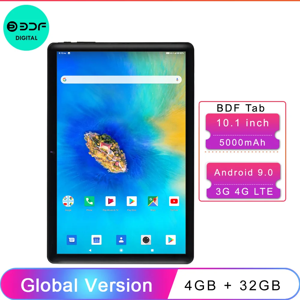 2021 Android 9 0 планшетный ПК 10 дюймов 3G сим карты + WiFi Bluetooth GPS 4 Гб 32 ГБ мобильный телефон