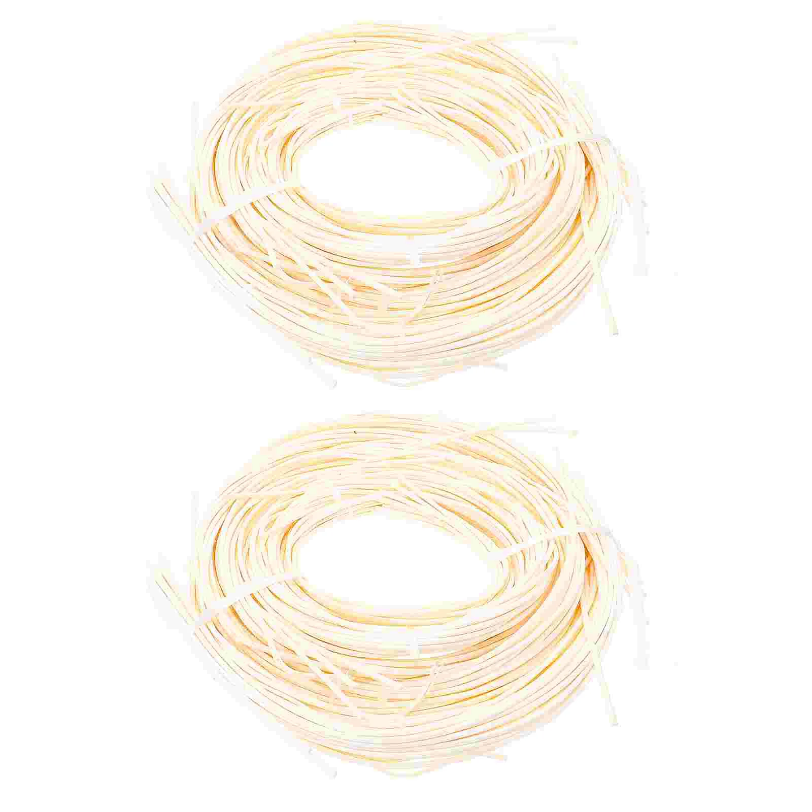 

2 Pcs Vine Adorns Rattan Garlands Snake Shape Rattans Natural DIY Wreath Decor
