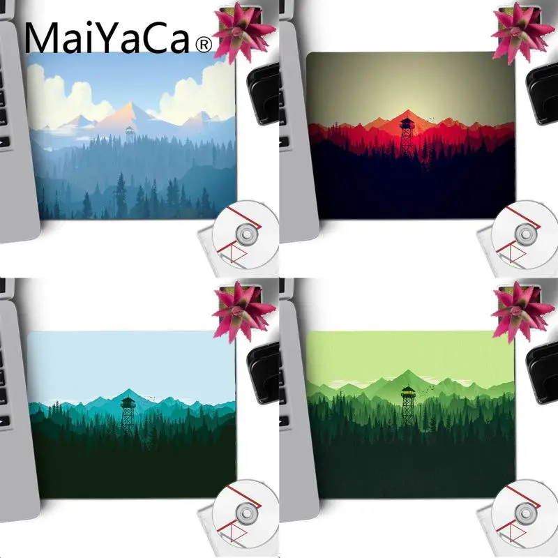 

Забавный коврик MaiYaCa с глубоким лесом для мышки в стиле аниме простой дизайн скоростные игровые коврики для мыши 18x22 см Настольный коврик
