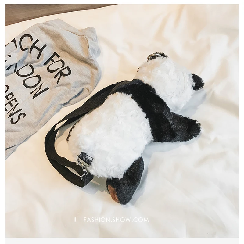 Женская сумка новые модные плюшевые panda с героями мультфильмов милые сумки