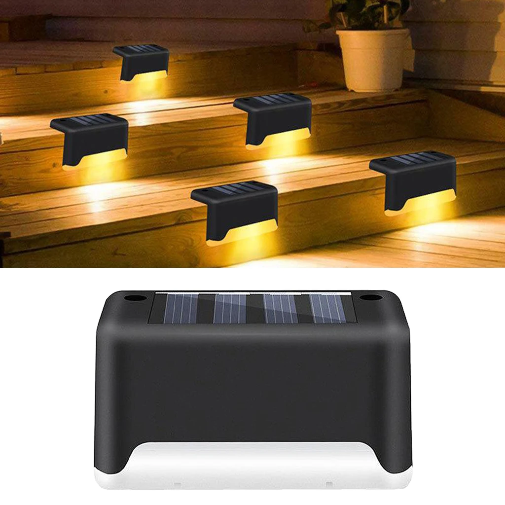 

1Pcs Solar Deck Lights Outdoor, Solar Step Lights Waterproof Led Solar Lights