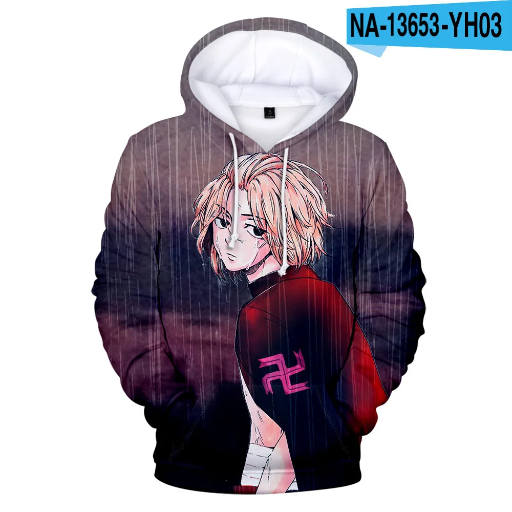 

Толстовка с длинным рукавом для мужчин и женщин, кофта в стиле японских комиксов, Токио, Мстители, кофта в стиле K-POP, одежда в стиле оверсайз, ...