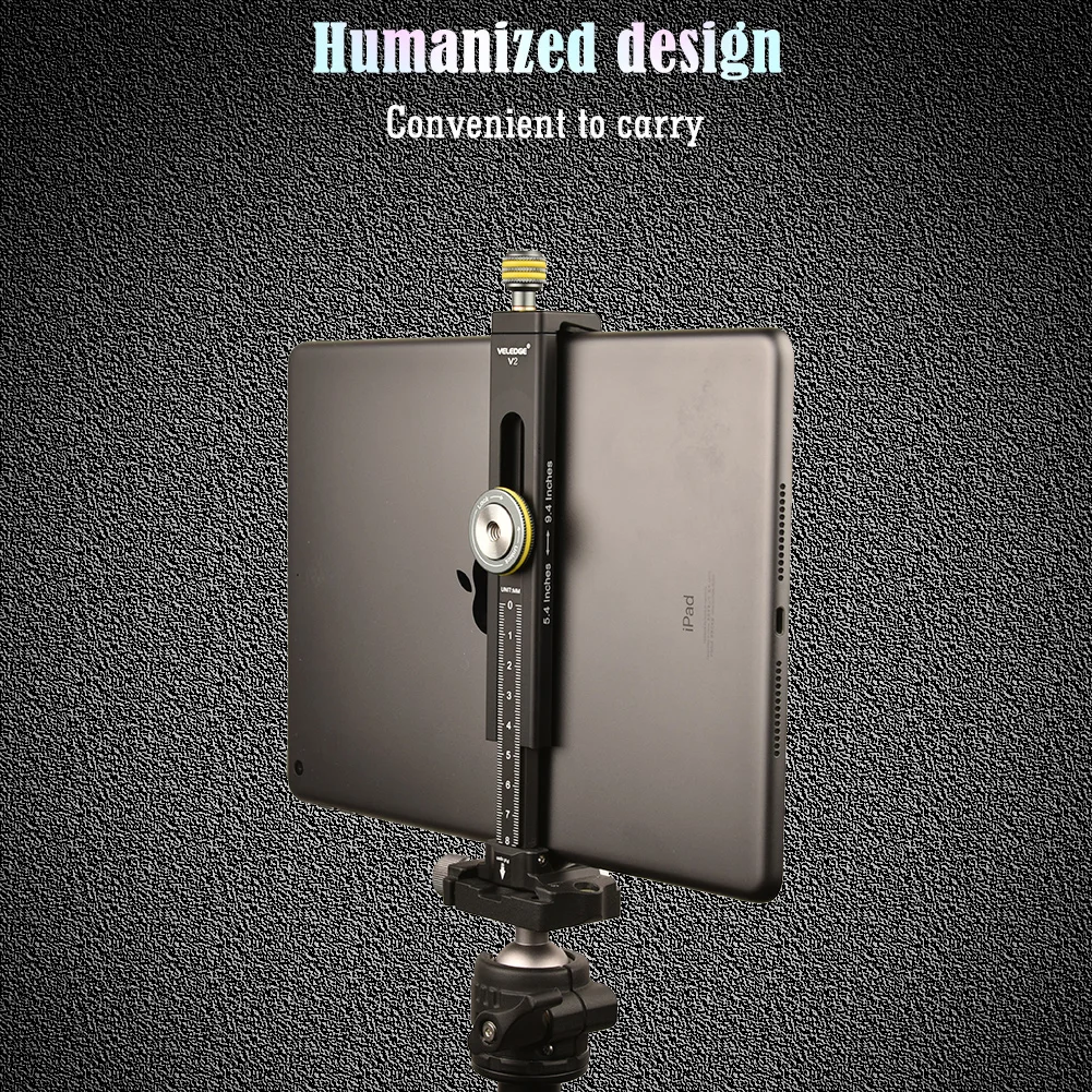 ผู้ถือแท็บเล็ต V2 Universal แท็บเล็ตผู้ถืออลูมิเนียมอัลลอยด์ขาตั้งกล้อง Monopod สำหรับพื้นผิว iPad Pro โทรศ...