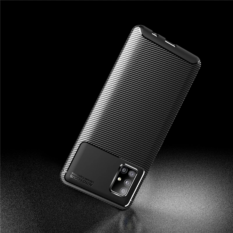for samsung galaxy a51 5g case soft silicone slim carbon fiber anti knock case for samsung a51 5g cover for samsung a51 5g case free global shipping