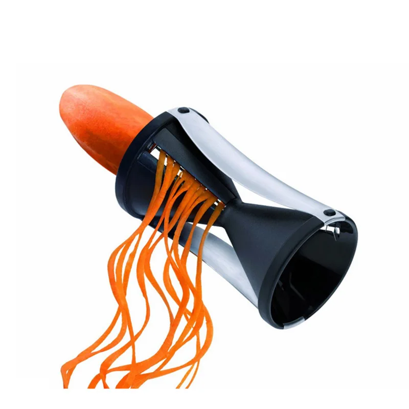 Модный спиральный овощерезка нож для фруктов очистка от кожицы кухонный