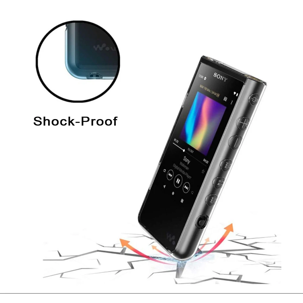 Мягкий прозрачный чехол из ТПУ для SONY Walkman NW ZX500 ZX505 ZX507|Бамперы| |