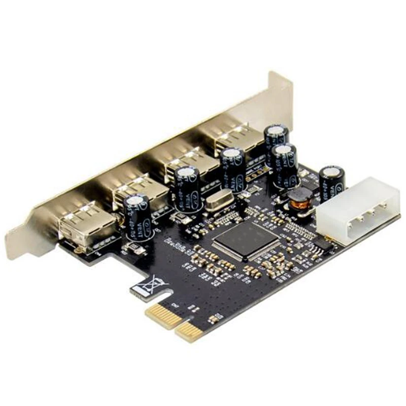 Настольная плата расширения с 4 портами USB 2 0 PCI-E 480Mbps поддержка порта карта