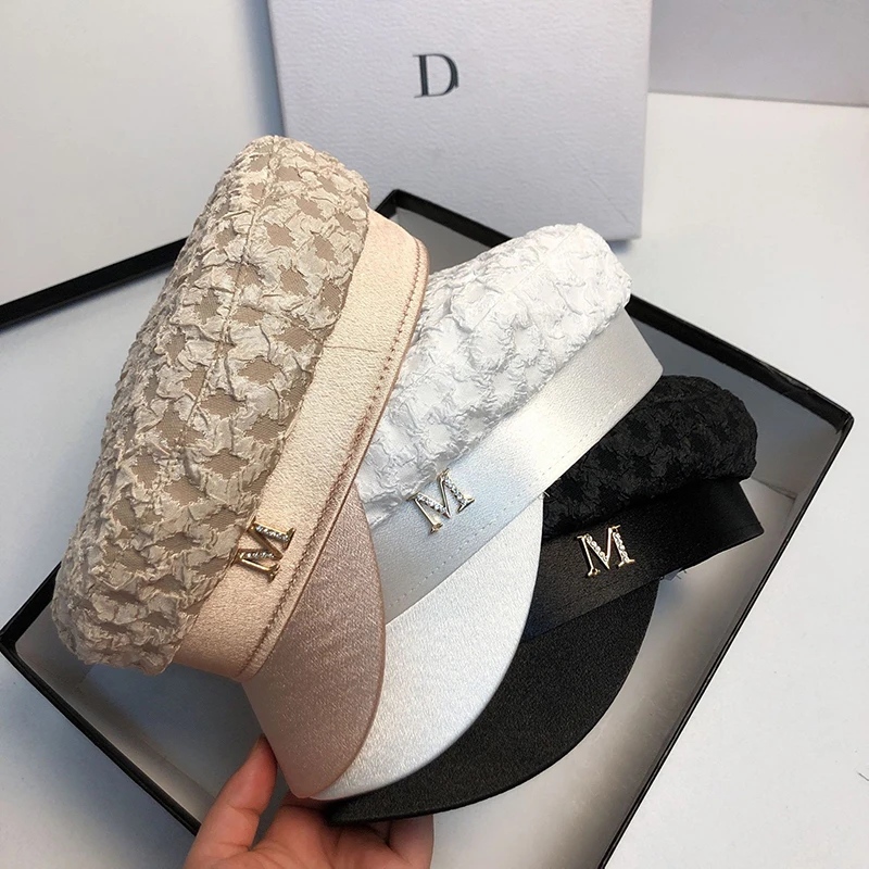 

Шляпа женская тонкая со складками, роскошная шапка в стиле M Mark Navy, с козырьком, для путешествий, весна-осень