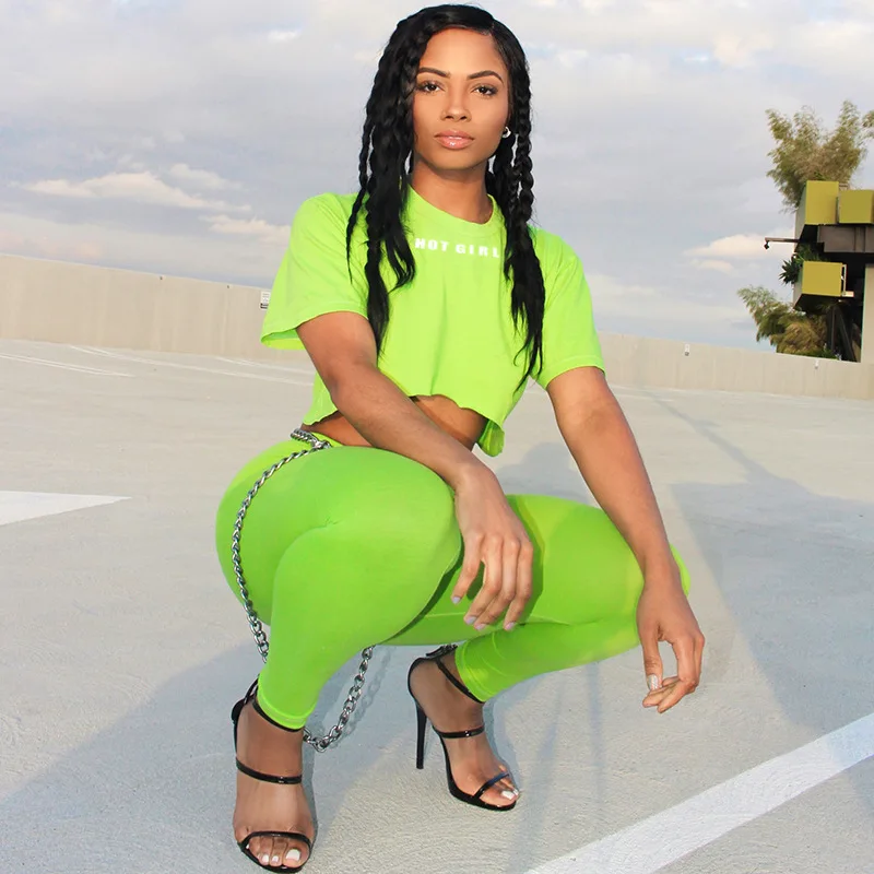 Комплект из двух предметов топ и штаны Женская осенне зимняя одежда с буквенным