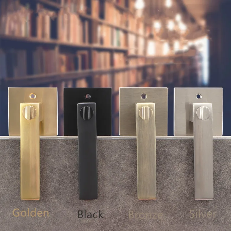 Дверная ручка из нержавеющей стали с блокировочным цилиндром полированный