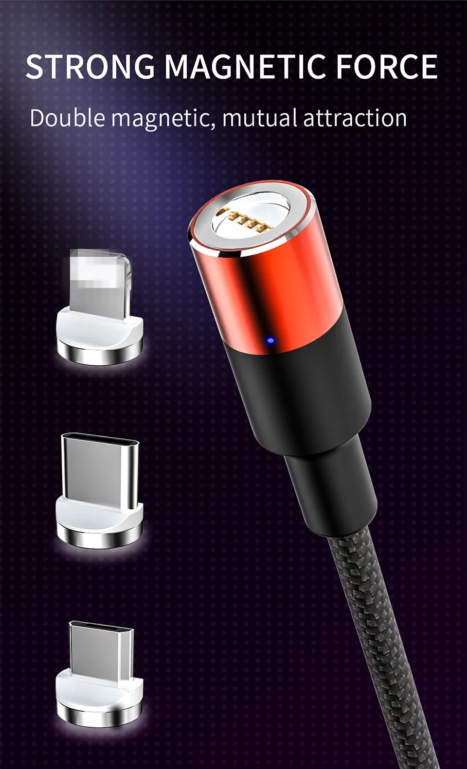 Магнитный кабель USB Micro usb type C, адаптер для быстрой зарядки для телефона, Microusb type C, магнитное зарядное устройство USB C для iPhone, samsung, huawei