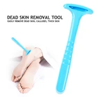 Инструмент для удаления омертвевшей кожи, модный профессиональный педикюрный инструмент для ухода за ногами из металла и пластика, резак для удаления кутикулы