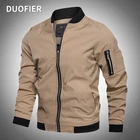 Куртка-бомбер мужская в стиле милитари, весна-осень 2022, повседневные однотонные куртки-пилоты, мужские армейские бейсбольные куртки-карго, модель 6XL
