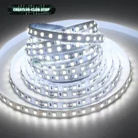 5M DC12V Cool White 6500K LED Flexible High Quality LED Strip Lights 2835SMD 120LEDs/m LED Tape For BackLight Lamps Accessori