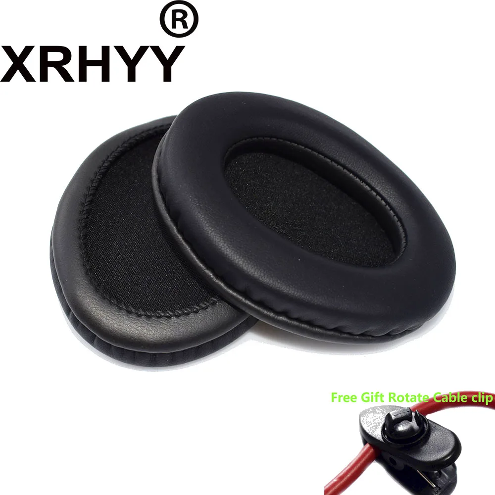 Черные амбушюры XRHYY 1 пара кожаные поролоновая накладка запасные части для