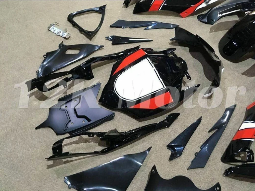 

4 Gifts New ABS Motorcycle Fairing Kit Fit for Suzuki GSX-R600 GSX-R750 K8 2008 2009 2010 08 09 10 Bodywork set Custom Black Red
