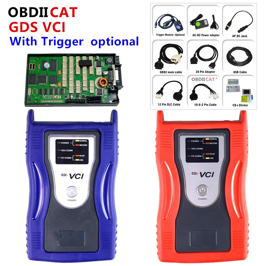 GDS VCI для K IA Hyu ndai с пусковым модулем разъем полета OBD2 диагностический сканер