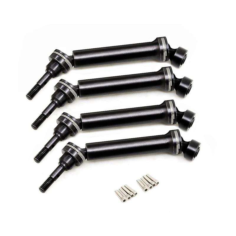 

4Pcs Hard Steel Front Rear Drive Shaft 7151 for Traxxas 1/16 Mini E-Revo EREVO SUMMIT SLASH 4WD RC Car