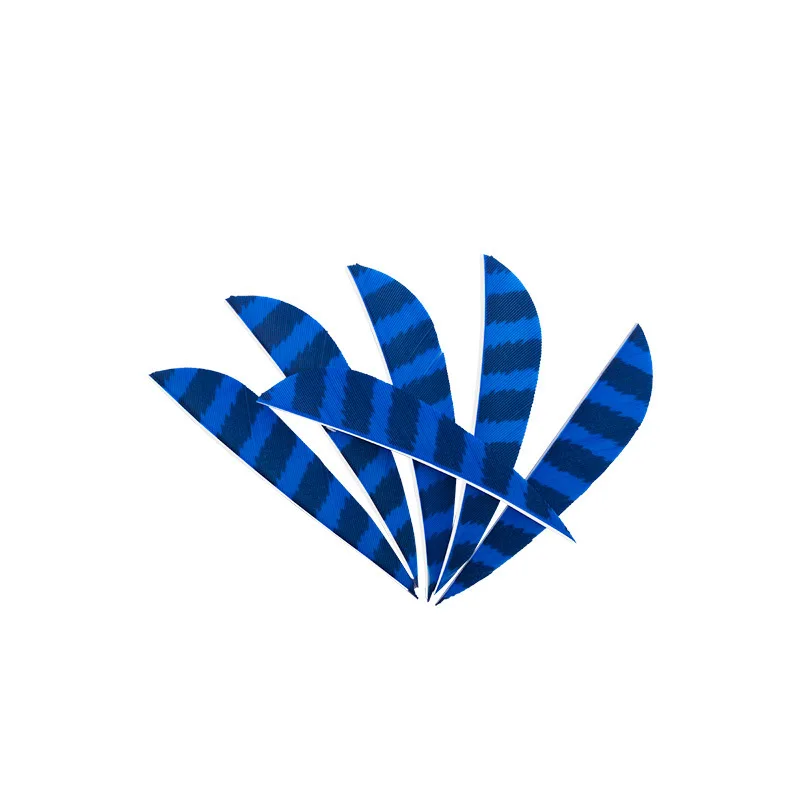 Оперение в полоску 3 дюйма 50 шт. снаряжение стрелка из лука стрелы для охоты и