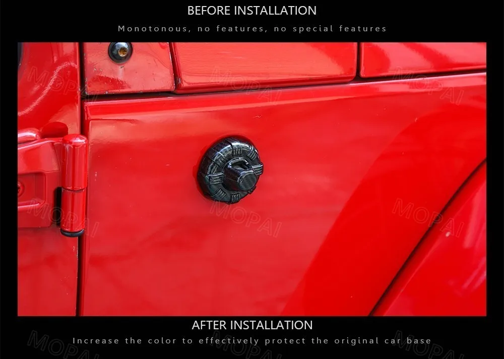 Автомобильные наклейки MOPAI для Jeep Wrangler JK 2007+ автомобильная антенна, декоративная крышка для Jeep Wrangler JL+ автомобильные аксессуары