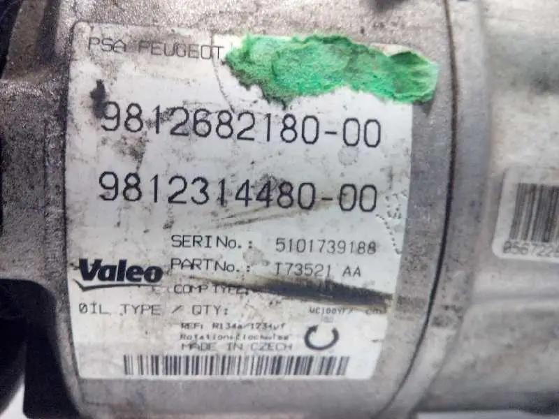 9812682180/9812314480/5119447/компрессор кондиционирование воздуха для CITROEN C4 PICASSO 1 2 12V E THP | 0 13