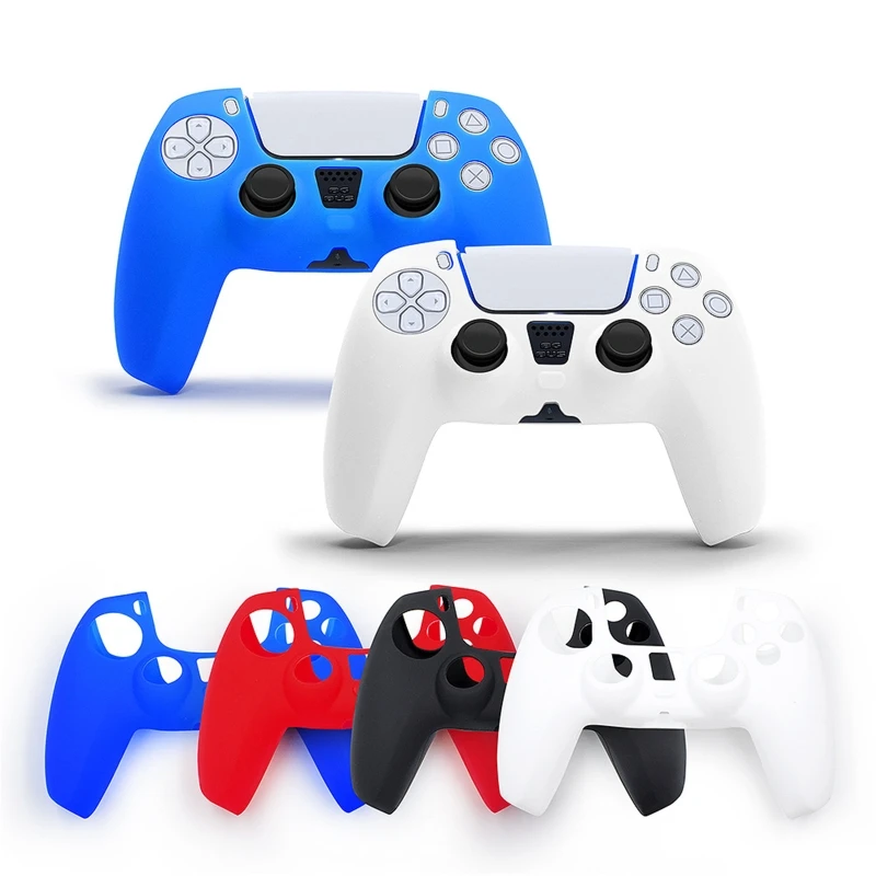 

Soft Silicone Gel Anti Slip Skin Case Cover For PS5 Controller Skin Protection Case For PS5 Gamepad Control