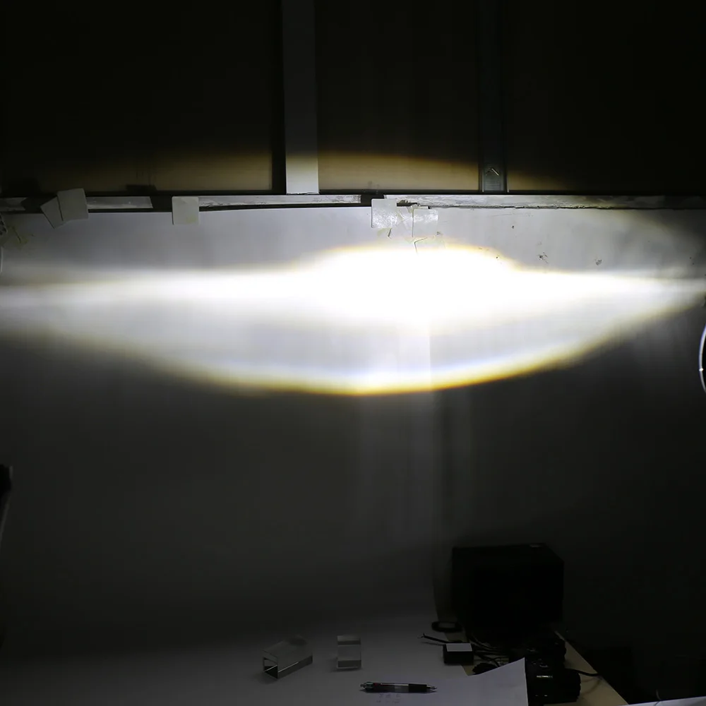 Универсальный 7 &quotсветодиодный фары для автомобиля с Белый Halo Ангел глаз DRL