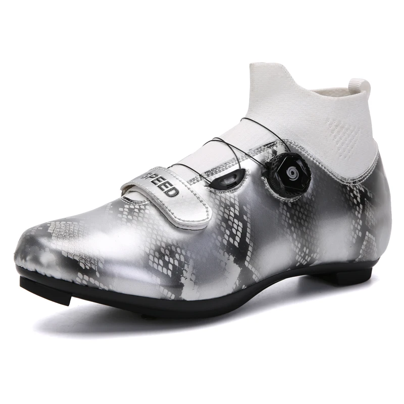 Новинка стильная велосипедная обувь сменяющая цвет высокие мужские и женские