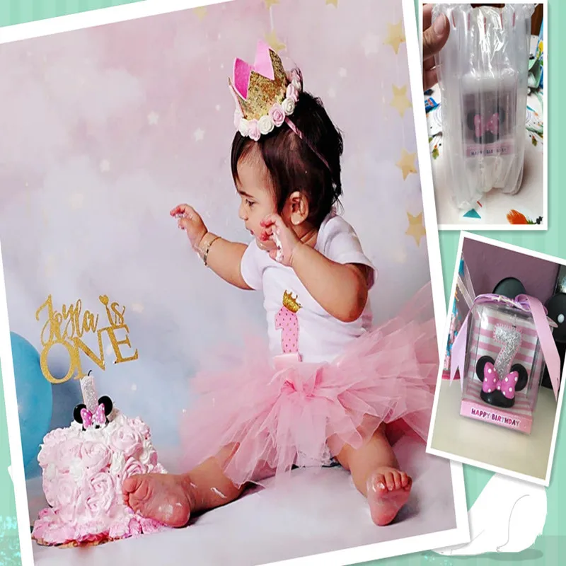 Необычные ароматизированные дневные свечи для торта детские подарки украшение