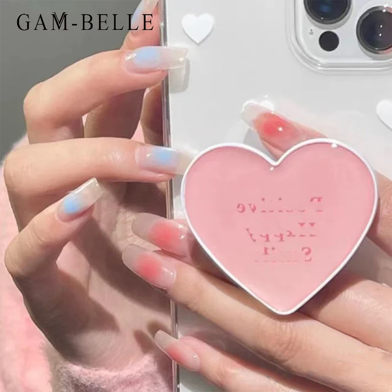 

GAM-BELLE 24 шт Синий Розовый рисунок граффити искусственные накладные ногти длинный квадратный полный дизайн ногтей советы Красочные Красота п...