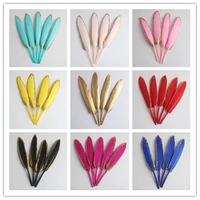 beautiful 20pcslot goose feathers for crafts 10 15cm4 6inches diy feather jewelry decoration accessories plumas