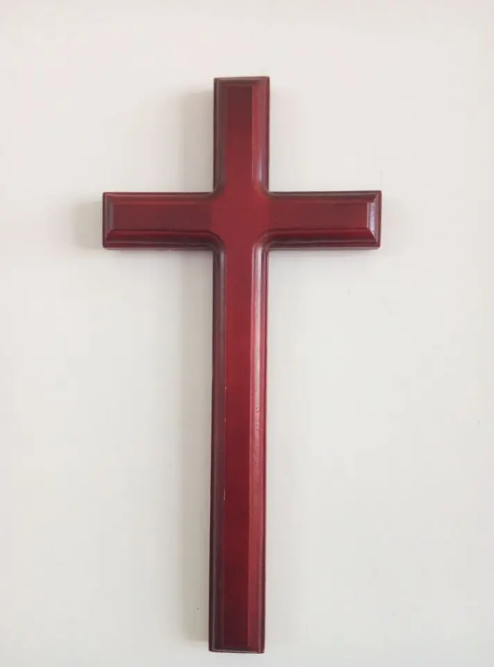 

Christian Cross Solid Wood Cross Household Decoration Wall Hanging cross Jesus Catholic Jezus Croix Crucifix Crucifixo Catolico