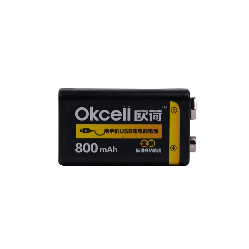 JRGK 9V аккумуляторная батарея 800mAh USB портативные микро батареи OKcell для модели