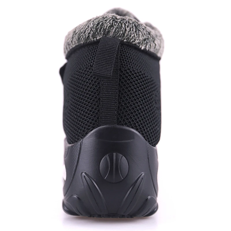 Зимние меховые сапоги женская обувь теплая резиновая до щиколотки на танкетке