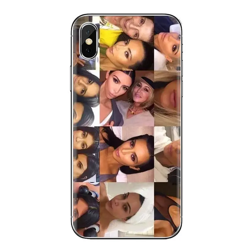 Kim Kardashian Crying Collage TPU Bag Case For iPhone XS Max XR X 4 4S 5 5S 5C SE 6 6S 7 8 Plus Samsung Galaxy J1 J3 J5 J7 A3 A5 |