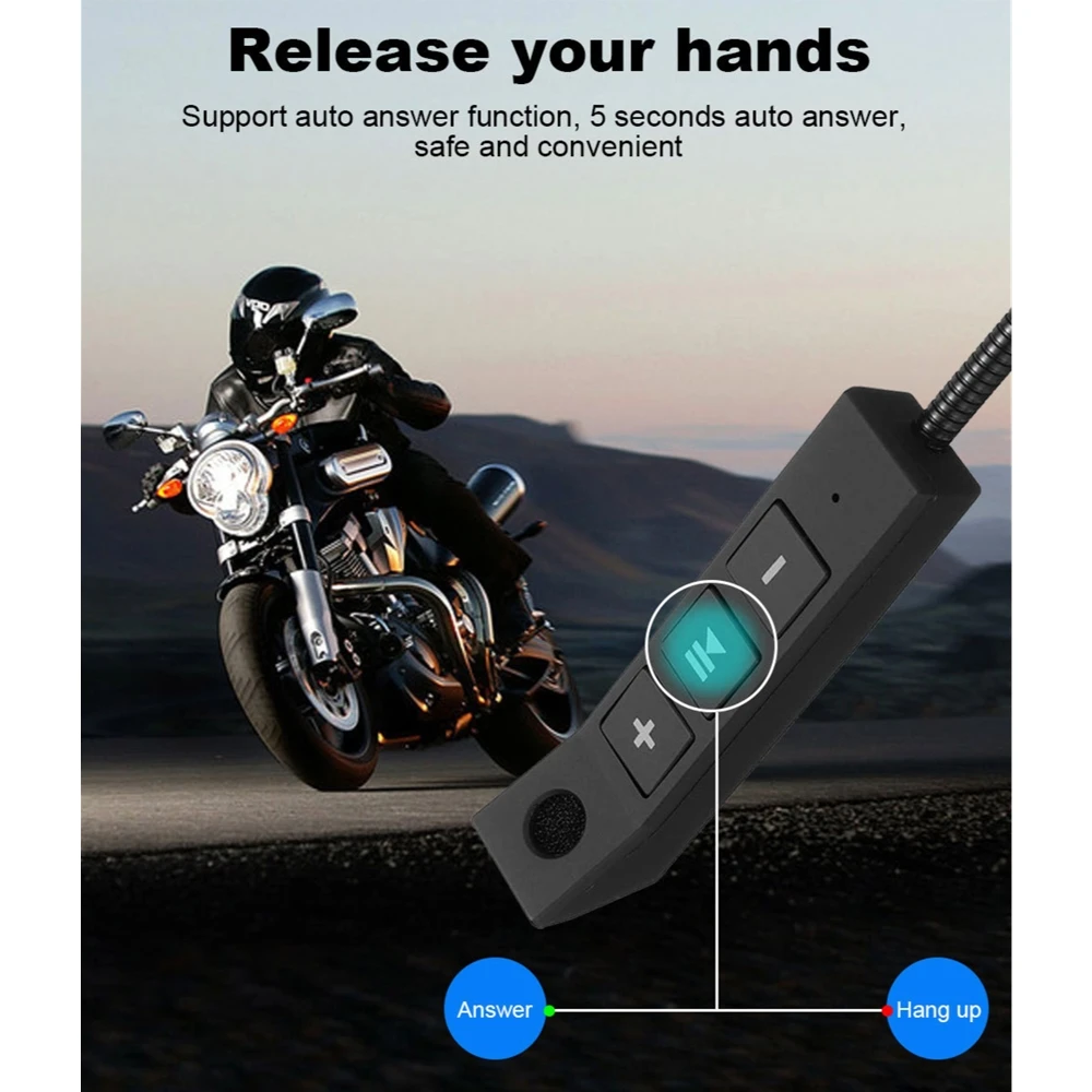 

4.1+EDR Bluetooth-compatible Headphone Anti-interference For Motorcycle Helmet Riding Hands Free Headphone