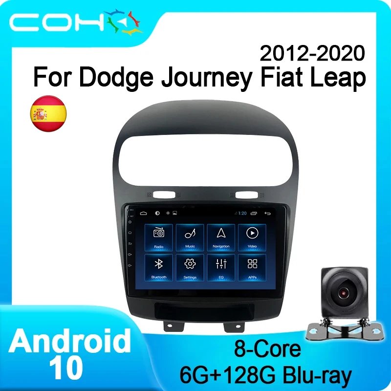 

COHO For Dodge Journey Fiat Leap 2012-2020 Android 10.0 Octa Core 6+128G Gps Stereo Car Multimedia Player Radio