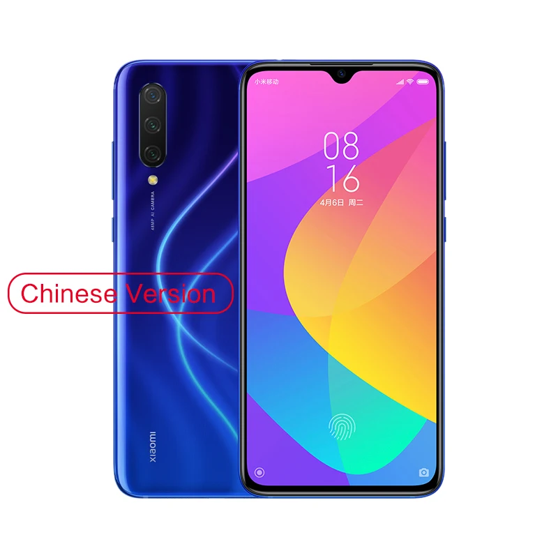 Blue 4GB 64GB Мобильный телефон Xiaomi CC9E 4 Гб 64 Гб Snapdragon 665 AMOLED cc 9e 6,08" Восьмиядерный 48MP AI камера 4030 мАч 4G мобильный телефон - Цвет: Blue 4GB 64GB