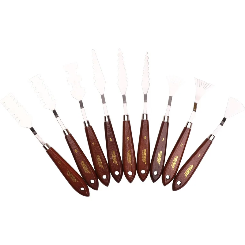 Шпатель для краски из нержавеющей стали палитра нож масляная краска шпатель