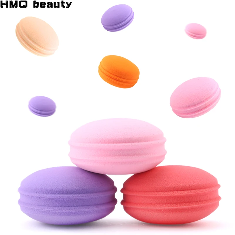 Губка для макияжа милая круглая губка нанесения основы под макияж спонж