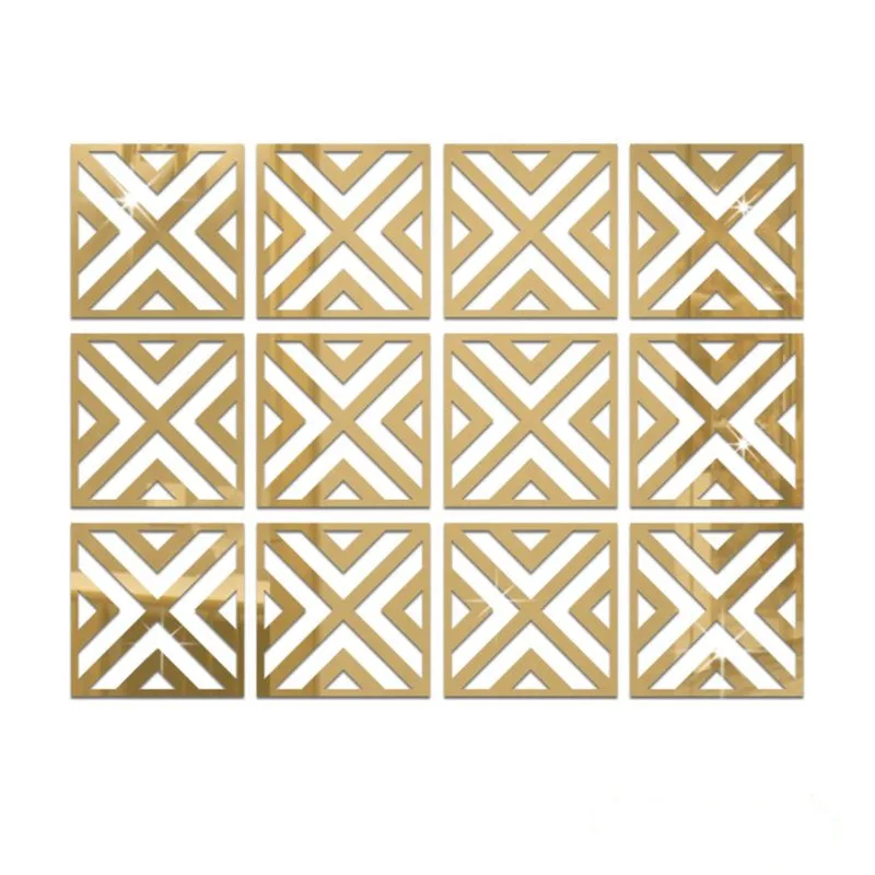 

3D акриловые наклейки на стену DXLYMYU 12 шт.