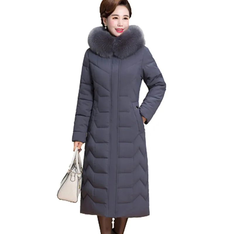 2020 теплая зимняя женская куртка больших размеров 5XL 6XL женские длинные парки с
